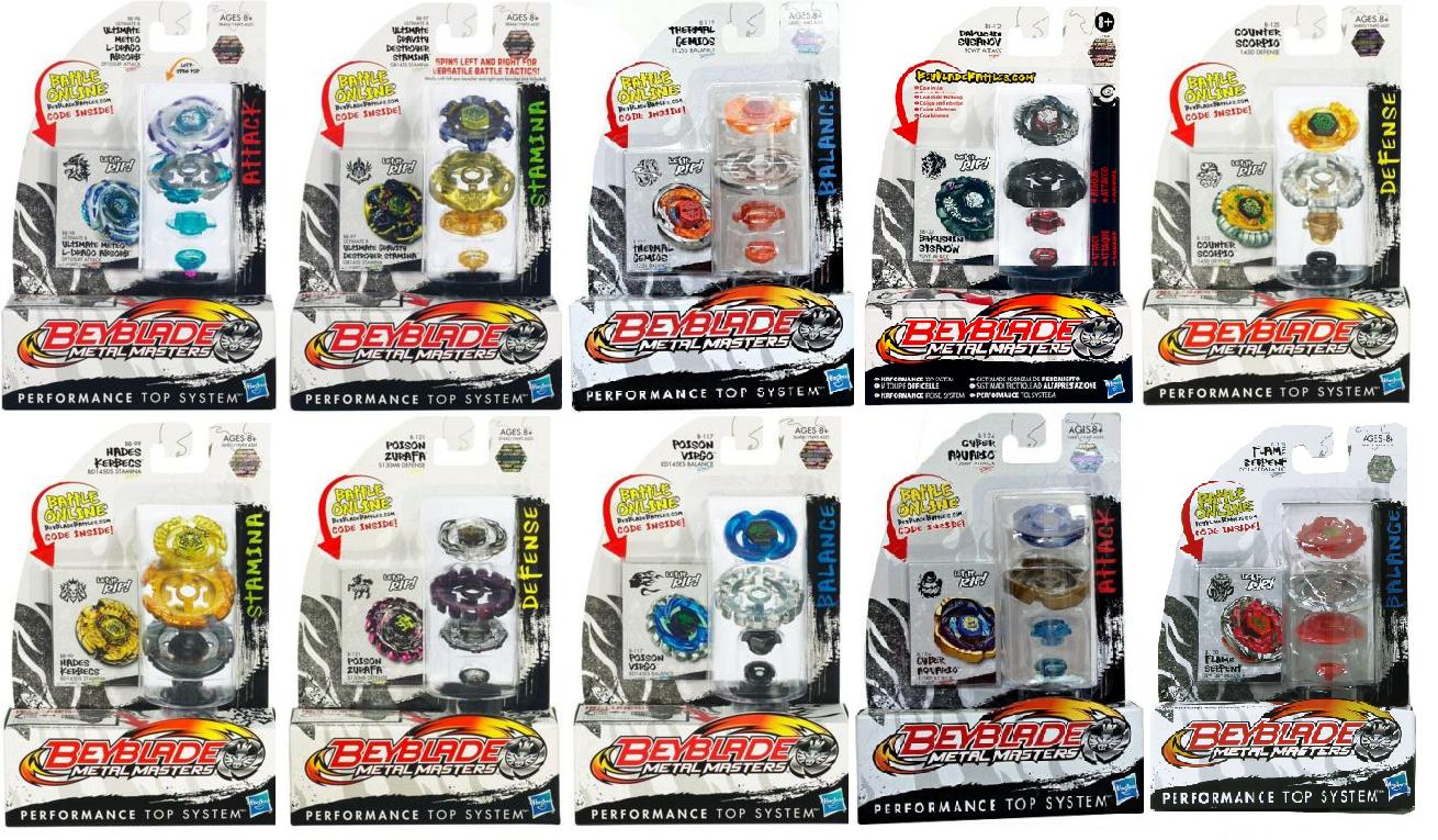 Beyblade saison 2 Metal Masters x12